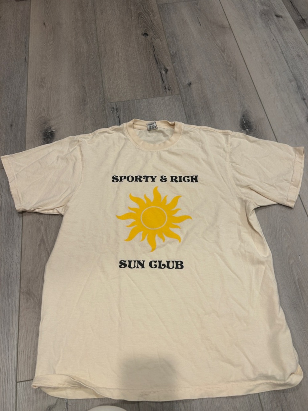 Sporty and Rich Sun club shirt